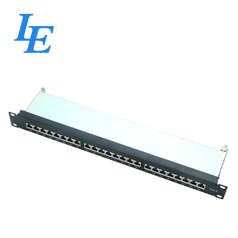 White 24 Port Network Patch Panel High Reliability Superior Performance