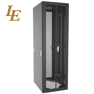 Nine-folded Profiled SPCC Frame Material Data Center Cabinet 42U Mesh Door Network Cabinet
