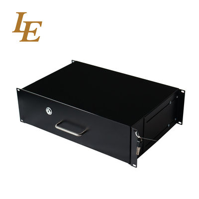 19inch 1U 2U 3U 4U Sliding Rack Drawer with Lock Rack Assembly Steel Metal Drawer Rack Mount Drawer 19-Inch Steel Locking Storage for Server Cabinets