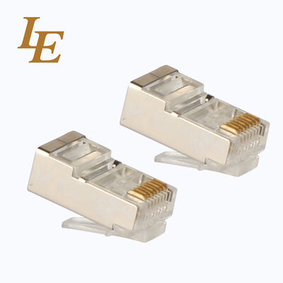 FTP 8P8C Copper Ethernet RJ45 Connector 4P4C 4P2C Keystone Jack