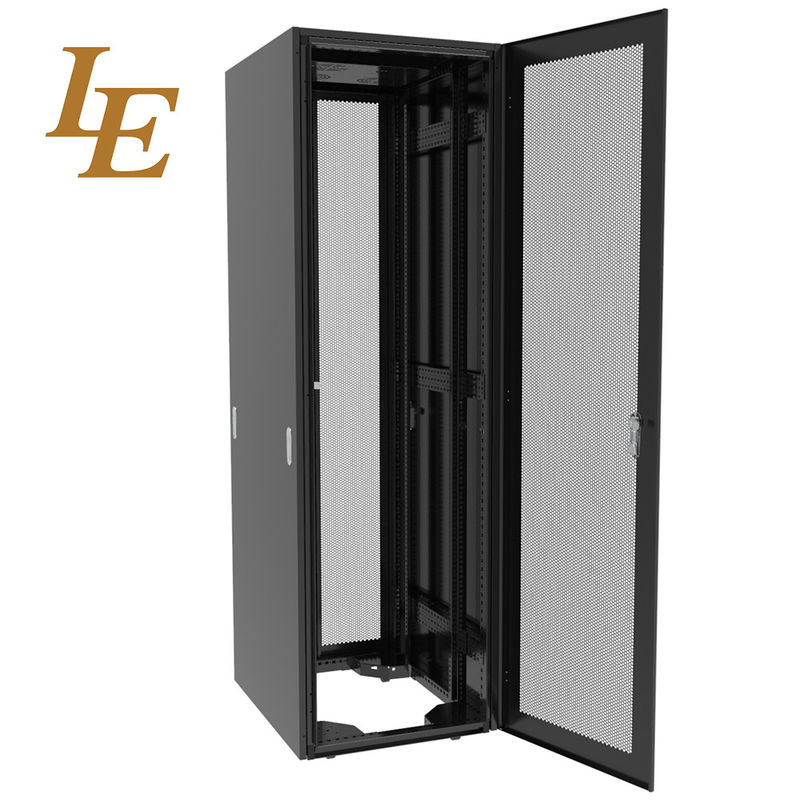 IP20 Degree Of Protection Nine-folded profiled SPCC Server Rack Cabinet for Your Requirements IEC297-2