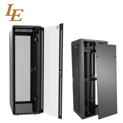 19 اینچ 18U آلومینیوم فریم سرور ریک کابینت شبکه با درب تهویه