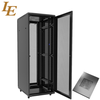 19 اینچ 18U SPCC سرور رف کابینت کابینت شبکه با درب تهویه