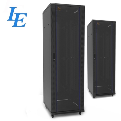 SPCC 22U قفل شبکه کف کابینت ایستاده مواد فولاد سرد رول