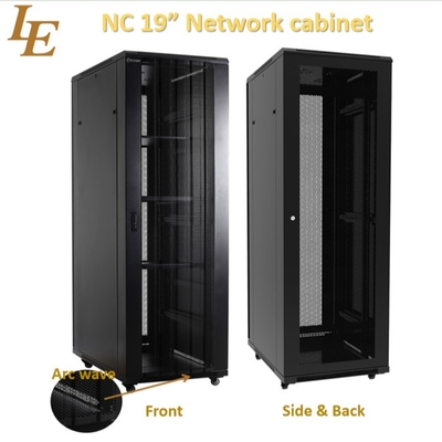 SPCC 42U کابینت شبکه سرور سیاه با درب ورودی 19