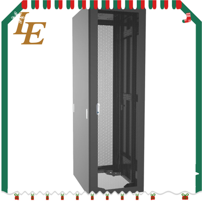 19 کابینت قفسه سرور 18U - 47U چهارچوب نه گره ای با درب عقب دو گره باز