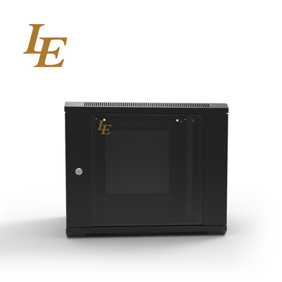 4U -18U کابینت سرور دیواری با قفل دور کوچک درب شیشه ای جدا شده CE / ISO