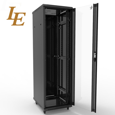کابینت ریک سرور شبکه 42U 800*1100 طبقه ایستاده با ظرفیت بارگذاری بالا