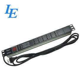 طول کابل 1u 6 Wack Rack Mount Network مدیریت Pdu Network Rack Pdu 2 Meter