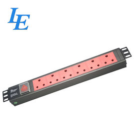1.5u سرور Rack PDU 240v واحد توزیع برق آلومینیوم نصب افقی / عمودی
