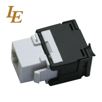 LE K050 180 درجه بدون محافظ Rj45 Cat6 Keystone 8P8C بدون ابزار