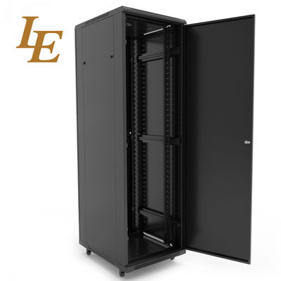 رک سرور Spcc 600mm 800mm Width Data Center Rack With Doors