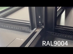 18U-47U استیل سرد رولد سرور کابینت قفسه کابینت سرور قفل